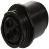 Connector Housing, CPC Receptacle 3 Pos. Sz. 17 Series 5 Free Hang Rev Sex for Female Sockets, 213890-2 view 1