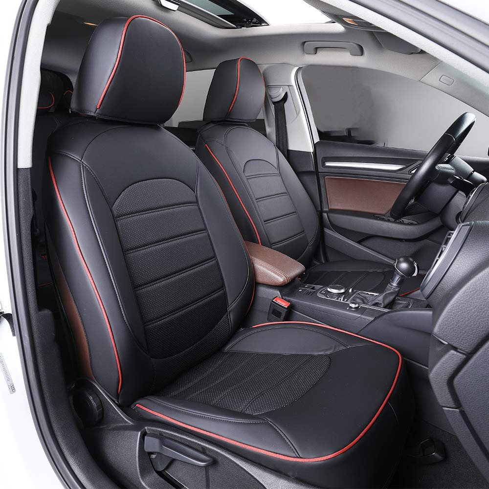 Muchkey Custom Luxury Leather seat Covers for Volvo S80 2007 5-seat