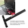Zerodis Mobility Scooter Basket Bracket, Black Iron Mobility Scooter Rear Basket Mounting Bracket Mobility Scooter Modification Accessory Replacement Fit for Mobility Scooter Fix Basket view 4