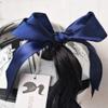 3T-SISTER Pigtails for Helmet Wavy Curly Ponytails for Motorcycle Bicycle Ski Helmets with Bowknot Decorations 24inch Black to Gray (Helmet not Included) view 2