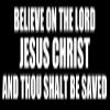 Believe On The Lord Jesus Christ.. Saved Bumper 3M Reflective Sticker| Verse: Acts 16:31 view 1
