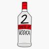2 Shots of Vodka Sticker Vinyl Bumper Sticker Decal Waterproof 5" view 1