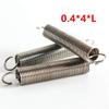 Geeyu ZHaonan- Extended Compressed Spring, Steel Extension Spring, Wire Dia 0.4mm Outer Dia 4mm Length 15-50mm, 10pcs, Dual Hook Small Tension Spring,Machinery Parts (Length : 30mm) view 2