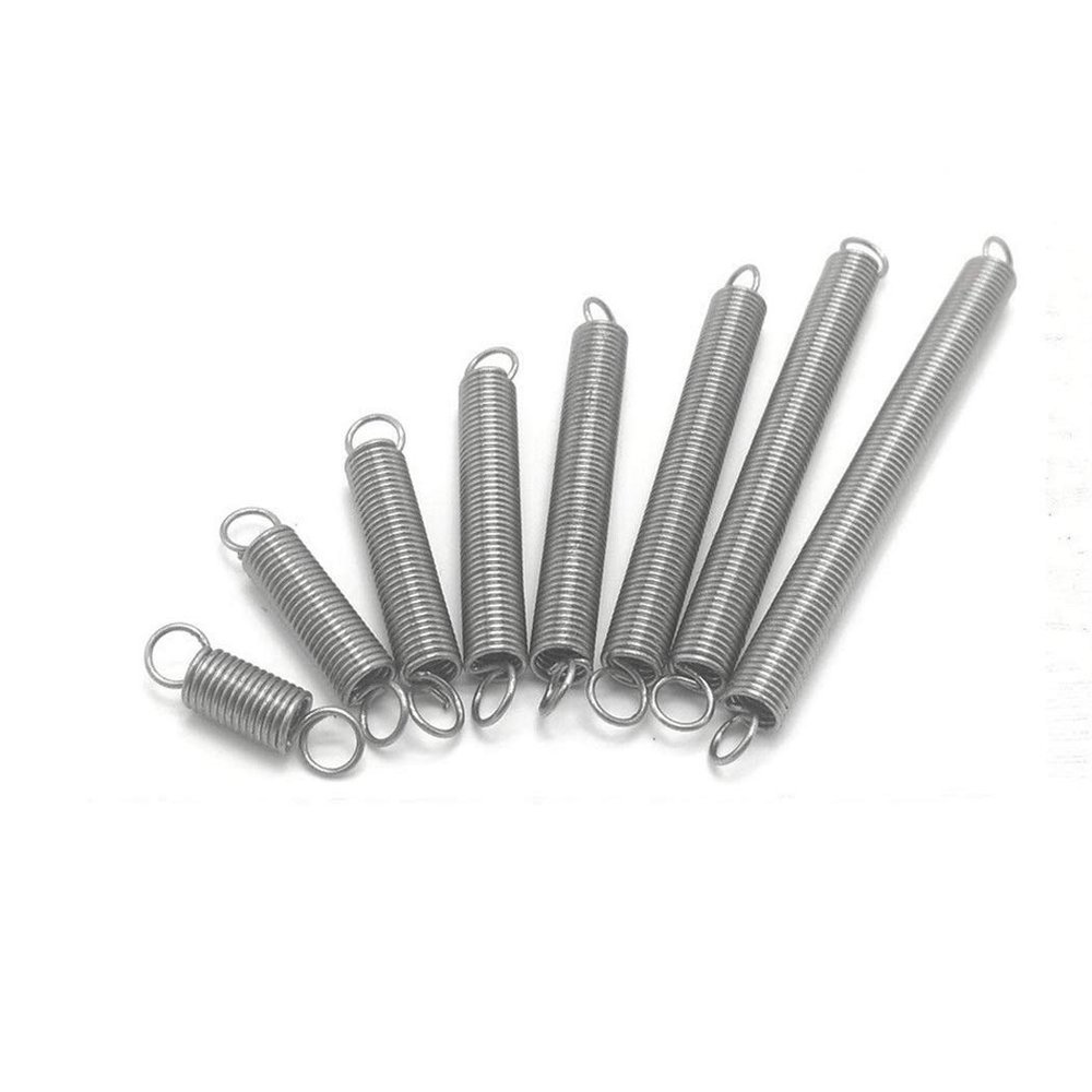 Geeyu ZHaonan- Extended Compressed Spring, 10Pcs,Steel Dual Hook Small Tension Spring, Hardware Accessories Wire Dia 0.5mm Outer Dia 4mm Length 15-50mm,Machinery Parts (Length : 0.5 x 4 x 50mm)