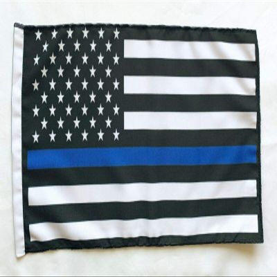 JLP USA Safari Crossroads Caravan Westfalia Airstream Flag Blue LINE