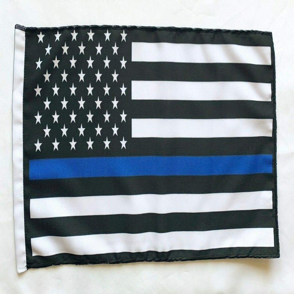 JLP USA Safari Crossroads Caravan Westfalia Airstream Flag Blue LINE