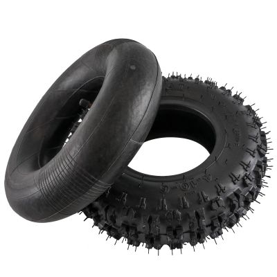 ZXTDR Go Kart 4.10-6" Tire with Inner Tube for ATV Quad Scooter Mini Bike