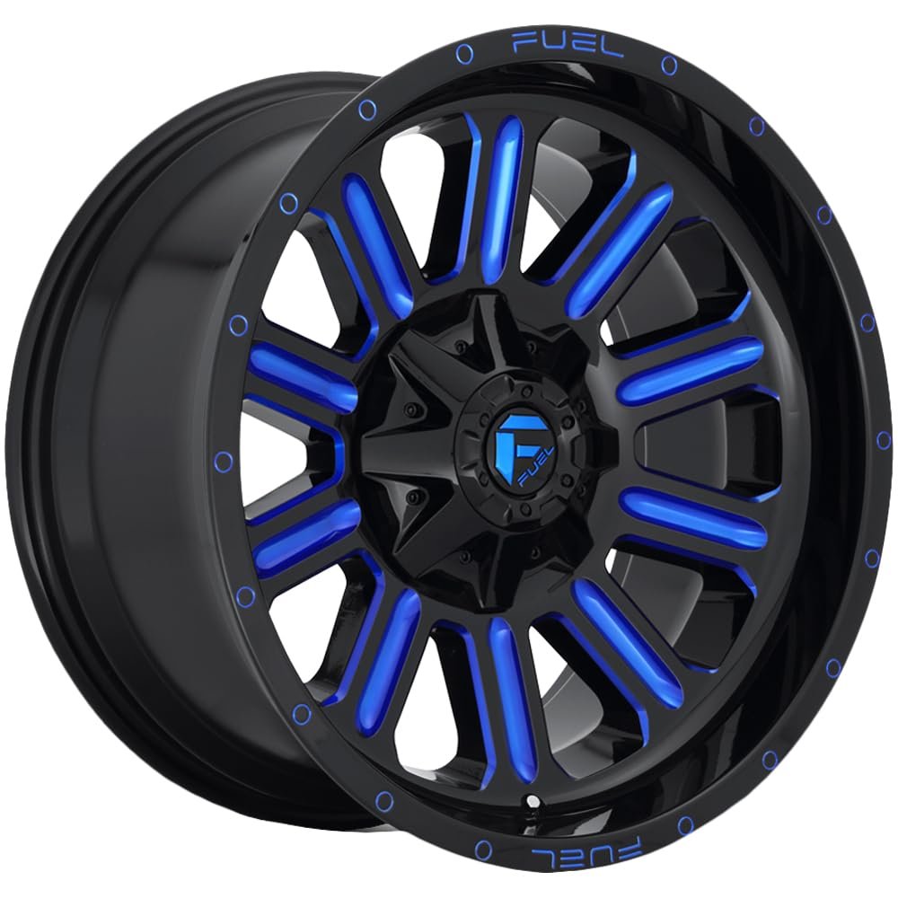 FUEL OFF-ROAD HARDLINE 18X9 5X4.5/5.0 5.04 1mm GLOSS BLACK RED TINTED CLEAR - D62118902650