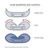 FitParts Compatible with Toyota Rav4 20092012 Front Bumper Cover view 3