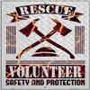 SMART BLONDE Rescue Volunteer Novelty Large Metal Parking Sign LGP-2934 view 1