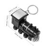 VALICLUD Key Ring Small Car Figurine Keychain with Sound Backpack Hanging Ornaments Holiday Giveaways for Adults Children Black view 2
