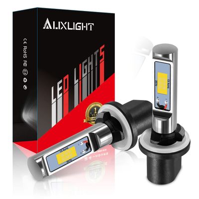AUXLIGHT 880 LED Fog Light DRL Bulbs, 3000 Lumens Extremely Bright 890 899 892 893 884 885 Bulbs Replacement for Cars, Trucks, Golden Yellow