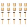 Connecting Insert Kit for Hydraulic Disc Brake Hose - Olive and Mountain Barb, Brass Connection view 1