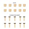 Connecting Insert Kit for Hydraulic Disc Brake Hose - Olive and Mountain Barb, Brass Connection view 2