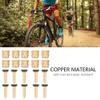Connecting Insert Kit for Hydraulic Disc Brake Hose - Olive and Mountain Barb, Brass Connection view 3