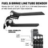 Powerbuilt Fuel and Brake Line Tubing Bender, Multi-Size Pipes Copper Aluminum Steel Brass, Bend up to 180 Degrees, Lightweight - 647762 view 2
