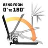 Powerbuilt Fuel and Brake Line Tubing Bender, Multi-Size Pipes Copper Aluminum Steel Brass, Bend up to 180 Degrees, Lightweight - 647762 view 3