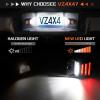 VZ4X4 LED License Plate Lights Compatible with Toyota Tacoma Tundra view 4