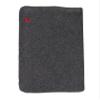 The Breast & Chest Buddy Seatbelt Cushion for Open Heart Surgery and Chest Reconstruction Sites- Charcoal with Small Red Heart view 2
