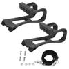 Pedal Toe Clips and Straps, Toe Clips, Adjustable Pedal Toe Clips and Straps for Cycling Road Mountain Bike, 1 Pack view 3