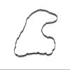 Genuine OEM 45283-3B810 Gasket - Valve Body Cover / 452833B810 for Hyundai Tucson 10-21 Sonata 11-19 Santa Fe 10-16 Elantra 14-15 Veloster 12-15 Kia view 1