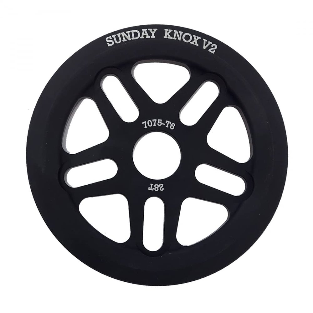 Sunday Knox V2 Sprocket - 28T Black - SBC-813-Black