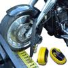 Motorcycle Tie Down Straps (2 Pack) - 10k lb Web Break Strength 2'' x 10' Super Heavy Duty Endless Tie Downs with Cordura & Ratchet Strap (Yellow) view 1
