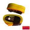 Motorcycle Tie Down Straps (2 Pack) - 10k lb Web Break Strength 2'' x 10' Super Heavy Duty Endless Tie Downs with Cordura & Ratchet Strap (Yellow) view 2