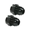 AN8 Female to Male AN10 Male Flare Reducer Hose Fitting Adapter For Fuel Systems Black Pack of 2 view 1