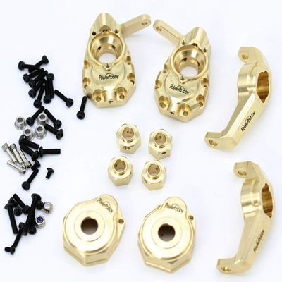 Powerhobby Brass Upgrade Parts Set Knuckles/Portal/C Hubs/Hexes Compatible with : Traxxas TRX-4