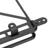 RC Roof Rack, Durable Metal with Spare Tire Mount and 10 LED Light Bars, 1/10 Scale RC Crawler Accessory for Off-Road Trail Exploration and Competition Crawling view 4