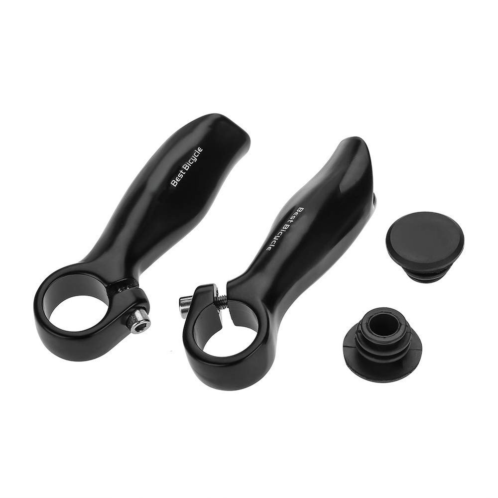 Yosoo Health Gear Inner Ends, Bars, Ends Mountain Bike, Handlebar Ends, Bars Mountain Bike, Aluminum Alloy Handle End Security Grips 22.2mm, 1 Pair