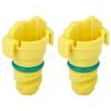 X AUTOHAUX 2pcs ABS Car Engine Oil Drain Plug Replacement for Ford F150 2015-2018 KX6Z6730B view 1