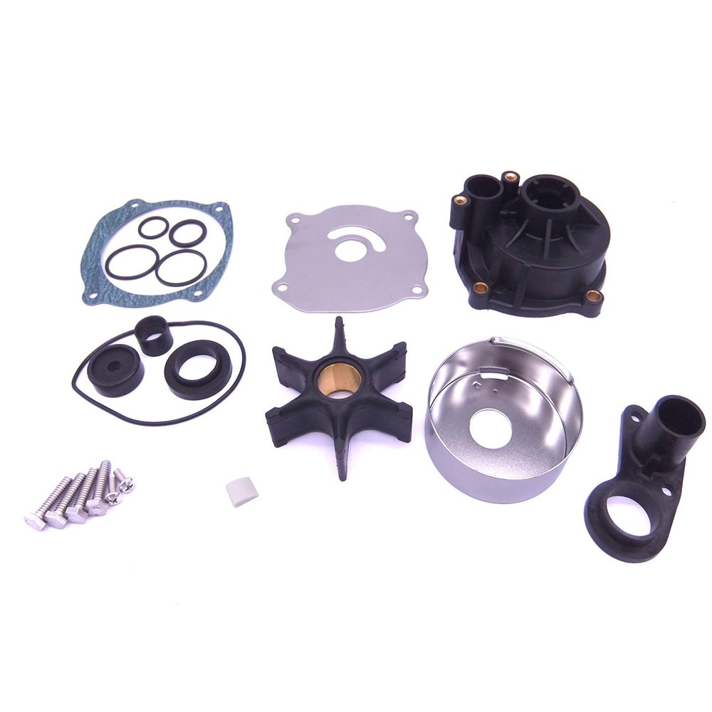 Boat Motor 5001594 0390768 0392750 0395062 0434421 0391637 0393082 0395060 0435447 Water Pump Repair Kit with Housing for Evinrude Johnson OMC BRP V4 V6 V8 85-300HP Outboard Engine,for Sierra 18-3392