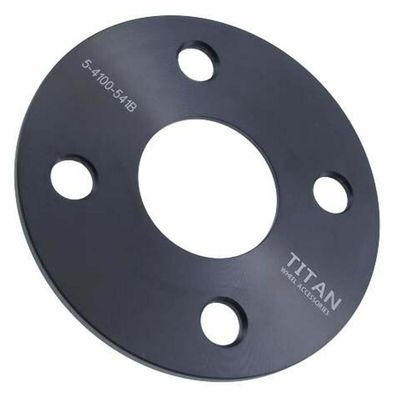 3mm Hub Centric Wheel Spacer Compatible with Mazda Miata, Scion xA xB, Toyota MR2 Spyder & Corolla - 4x100 Bolt Pattern, 54.1mm Hub Bore, Black - Single