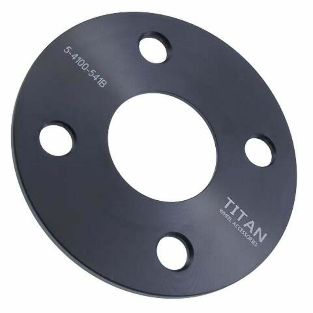 3mm Hub Centric Wheel Spacer Compatible with Mazda Miata, Scion xA xB, Toyota MR2 Spyder & Corolla - 4x100 Bolt Pattern, 54.1mm Hub Bore, Black - Single