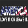 America Love it or Leave it USA Black Vinyl Decal Bumper Sticker Lot of 6 view 1