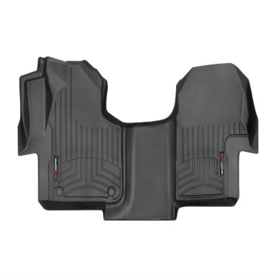 WeatherTech Custom Fit FloorLiners for Mercedes Sprinter, Sprinter, Sprinter - 1st Row - Over The Hump (4415211), Black