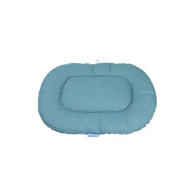LUBEN Rome Blue 90 Cushion, Black