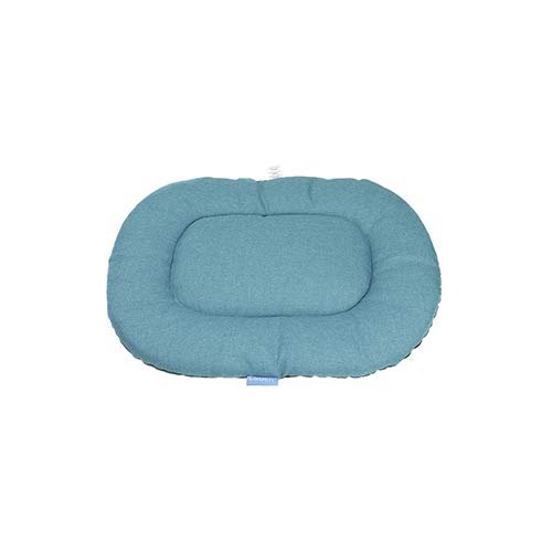 LUBEN Rome Blue 90 Cushion, Black