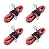 Anzios 3/16 Inch Synthetic Winch Rope Extension 7500LBS (4X, Red) view 1