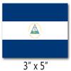 BORED? PARACORD! Nicaragua Flag Vinyl Decal Sticker Car Window Bumper 5 X 3 Inches Premium Quality view 2