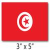 BORED? PARACORD! Tunisia Flag Vinyl Decal Sticker Car Window Bumper 5 X 3 Inches Premium Quality view 2