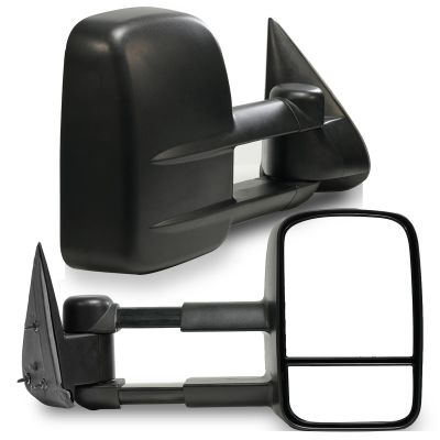 Towing Mirrors compatible with 1999-2007 Chevy Silverado/GMC Sierra 1500(2007 for classic),1999-2004 Silverado/Sierra 2500 3500, 2001-2007 2500HD 3500, 2001-2006 Tahoe,Manual Telescoping, Pair
