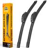 AUTOBOO 24" and 20" Windshield Wipers Blades (Pack Of 2),OEM Quality Premium All-Seasons Wiper blades,Stable and Quiet wiper blades view 1