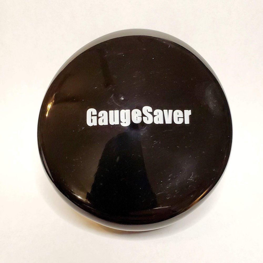 Black Vinyl Cover (1) for Round Digital Gauges, 3 5/8"-3 13/16"" Diameter (Example: Yamaha, Mercury, Suzuki)