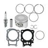 Compatible with New Piston Rings Gasket Kit Spark Plug for 2000-06 Rancher TRX350 TRX 350 view 1