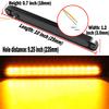 2 Pack 10" 15 LED Trailer Identification Light 9 to 30-volt, LED Turn Signal Stop Tail Lights Bar Strip Truck Rear Marker Lights IP67 Waterproof for Heavy Duty Marine Boats Trailers Trucks Pickups view 4