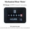 Jayron AC 110-250V Mechanical Hour Meter for Compressor & Generator Panels view 3