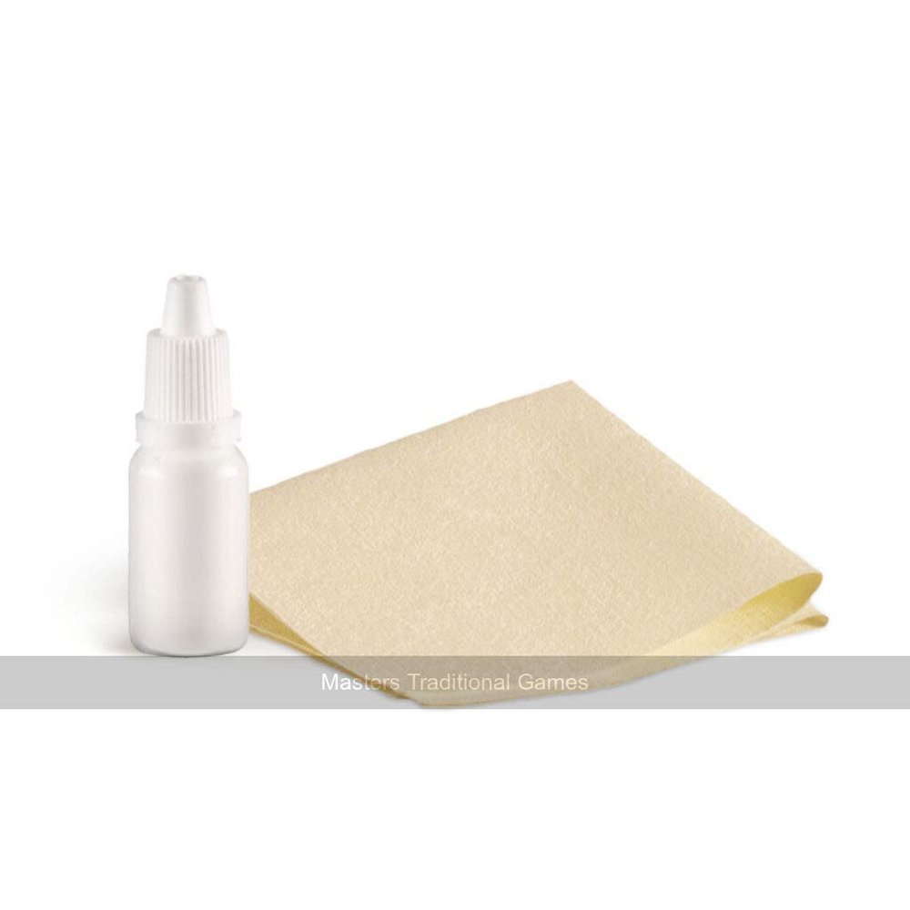 Crokinole Wax Wipe Set (Microfibre Cloth 20ml Wax)